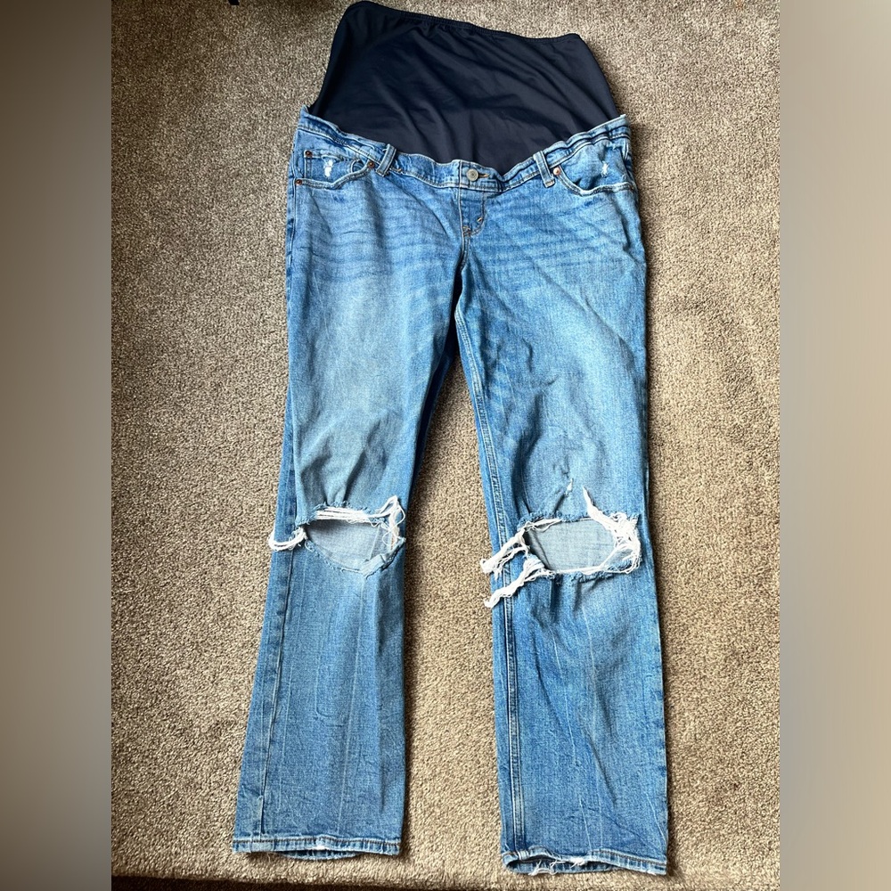 Ambercrombie The Ankle Straight Maternity Jeans